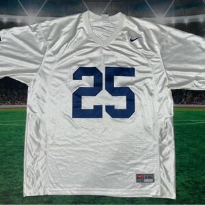 Penn State Football Nike Jersey #25 Mens Sz 2XL White Preowned Stitched
